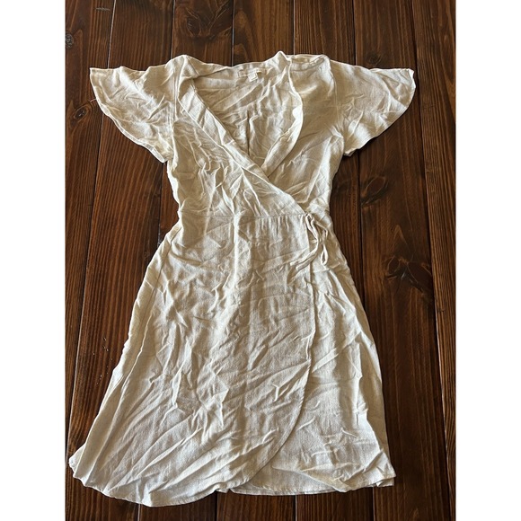 Monteau Los Angeles Dresses & Skirts - Monteau Los Angeles Linen Dress Prairiecore Senior Graduation‎ Rustic Farm Sz S